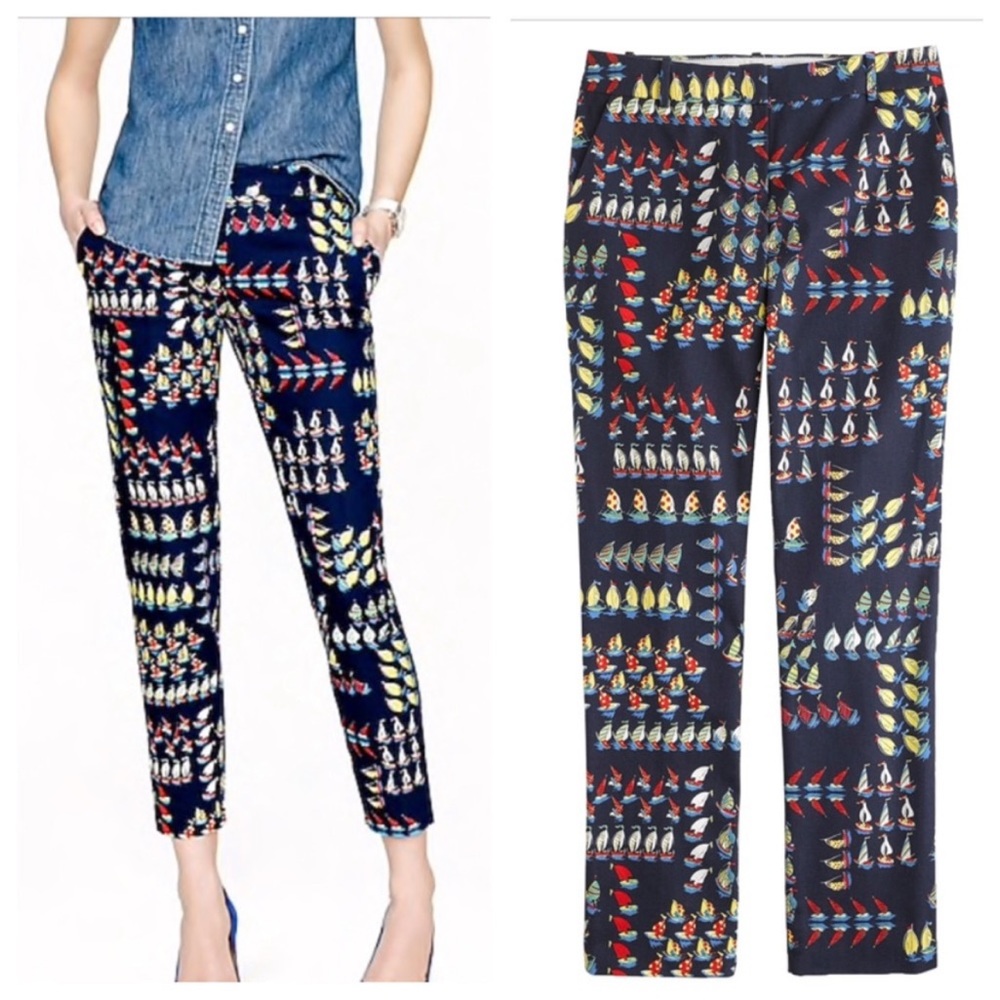 J Crew Collection Rati Regatti Sailboat Capris
